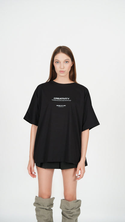 ‘Creativity’ SUMMER/AUTUMN’1 -  Black Oversized