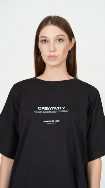 ‘Creativity’ SUMMER/AUTUMN’1 -  Black Oversized