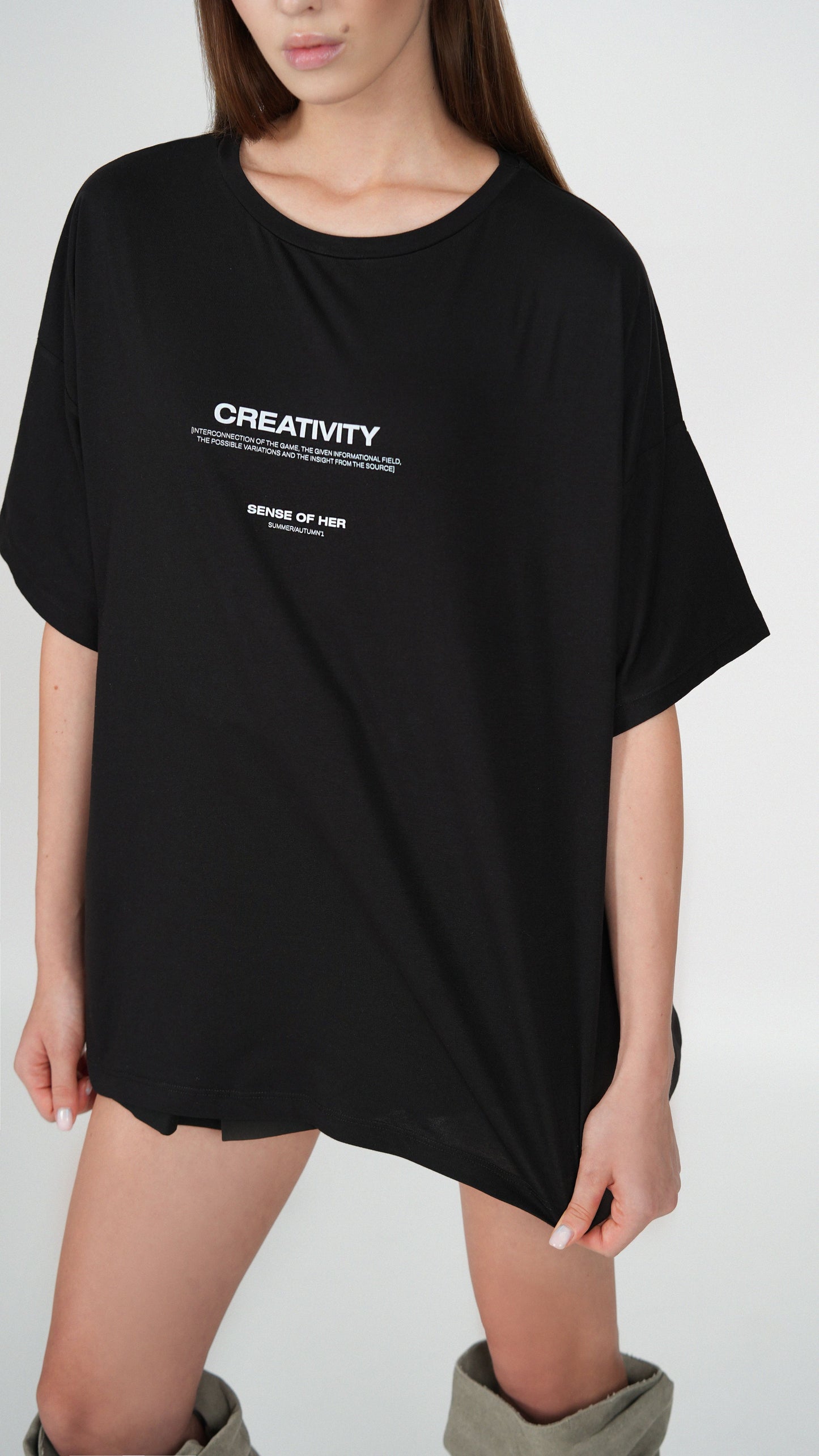 ‘Creativity’ SUMMER/AUTUMN’1 -  Black Oversized