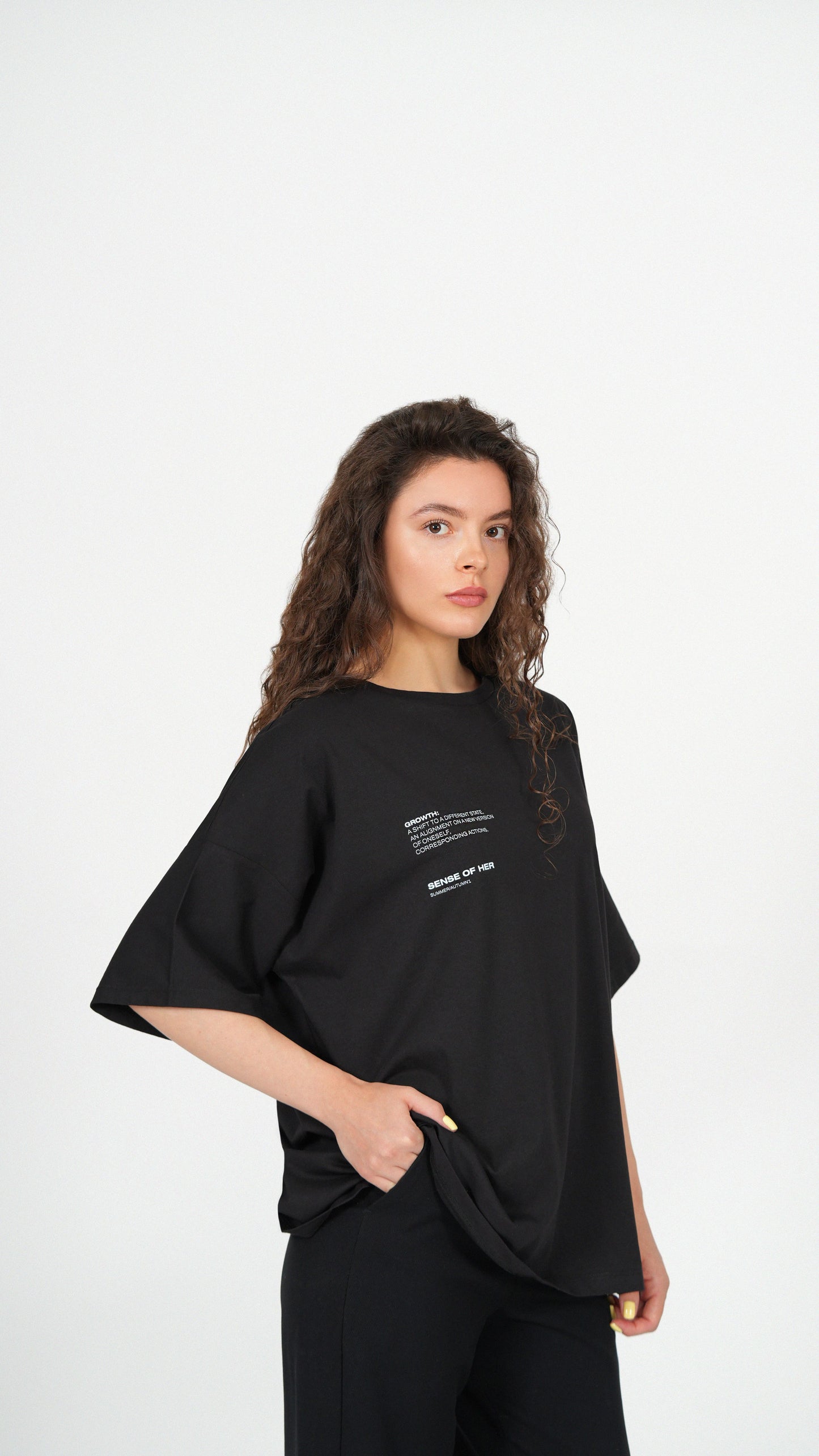 ‘Growth’ SUMMER/AUTUMN’1 -  Black Oversized