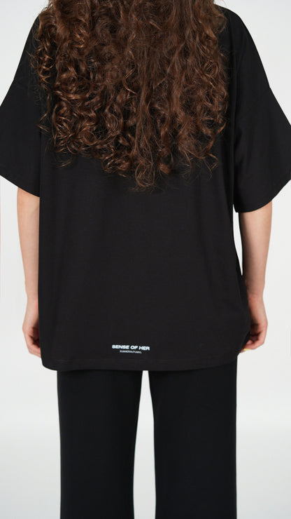 ‘Growth’ SUMMER/AUTUMN’1 -  Black Oversized