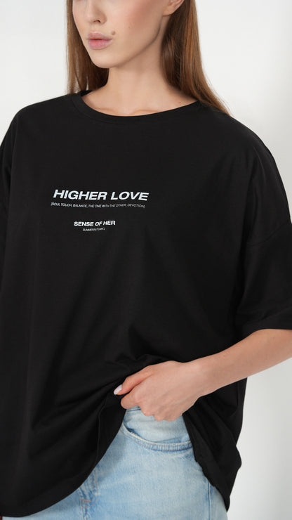 ‘Higher Love’ SUMMER/AUTUMN’1 -  Black Oversized