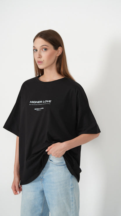 ‘Higher Love’ SUMMER/AUTUMN’1 -  Black Oversized