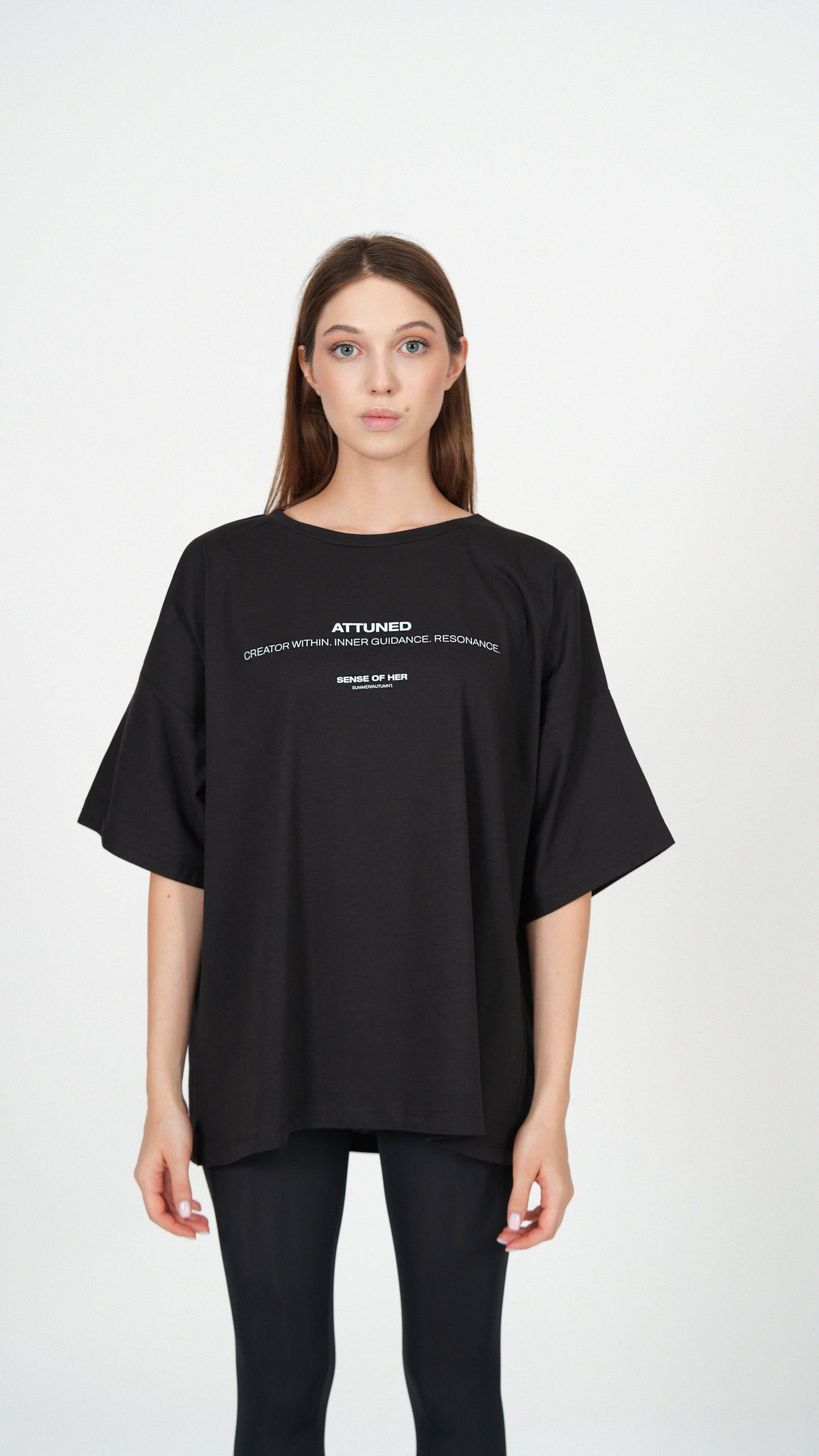 ‘Attuned’ SUMMER/AUTUMN’1 -  Black Oversized