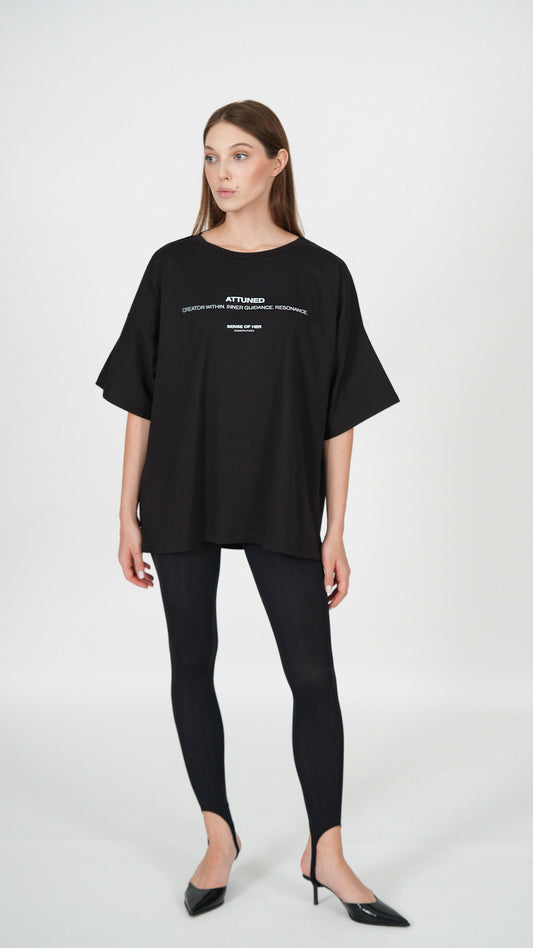 ‘Attuned’ SUMMER/AUTUMN’1 -  Black Oversized