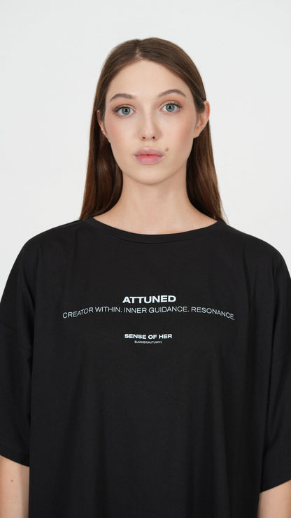 ‘Attuned’ SUMMER/AUTUMN’1 -  Black Oversized