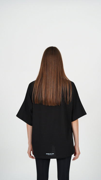 ‘Attuned’ SUMMER/AUTUMN’1 -  Black Oversized