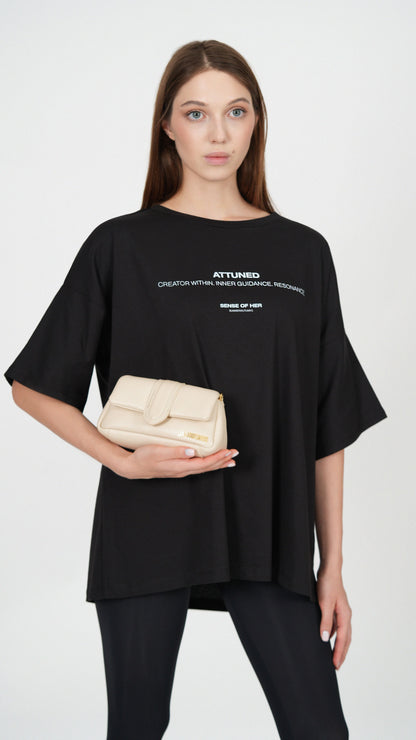 ‘Attuned’ SUMMER/AUTUMN’1 -  Black Oversized