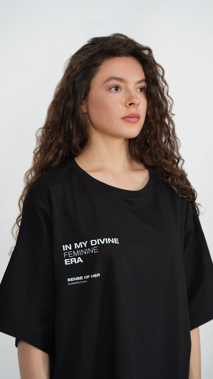 ‘Divine Feminine Era’ SUMMER/AUTUMN’1 -  Black Oversized